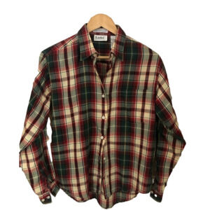 Vintage Tabi Plaid Tartan Button Down Shirt Medium